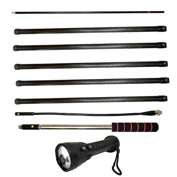 Vividia Pole Telescopic Inspection Camera, 9m Long, TVS-165 & F5 Camera WPC 900 B - main